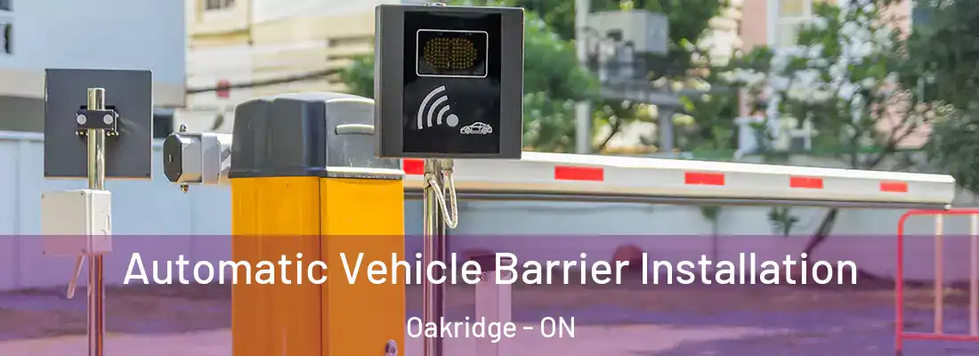  Automatic Vehicle Barrier Installation Oakridge - ON