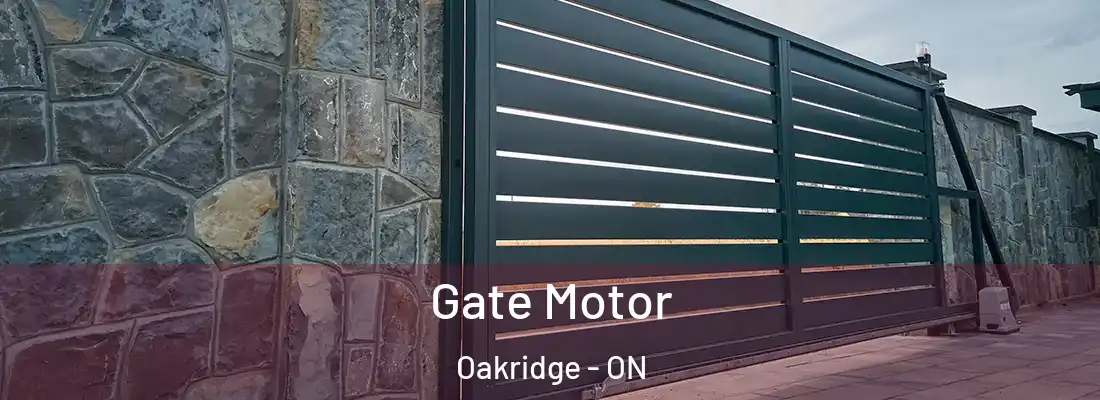  Gate Motor Oakridge - ON