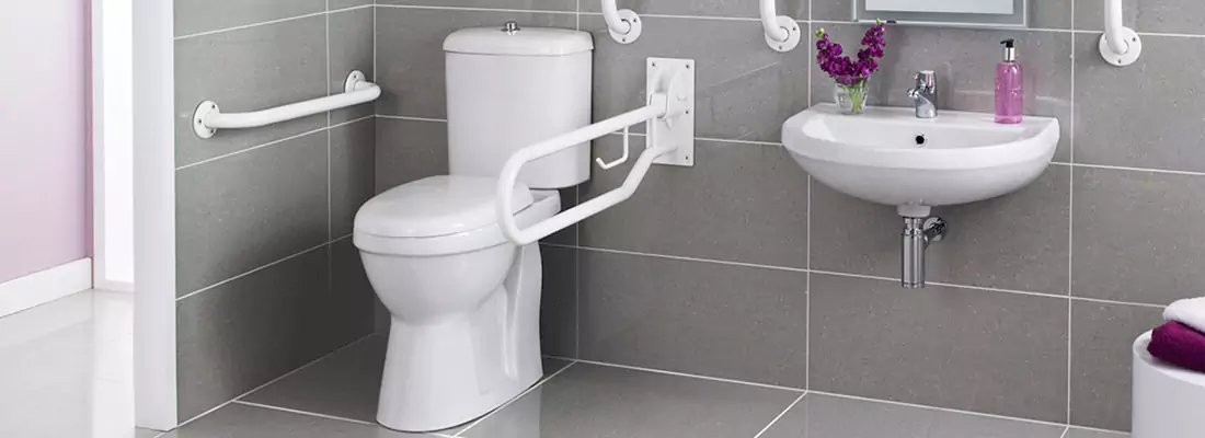 Modern Handicap Bathroom Solutions with Safety Features in East Danforth, ON