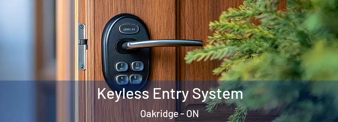  Keyless Entry System Oakridge - ON