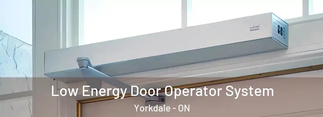  Low Energy Door Operator System Yorkdale - ON