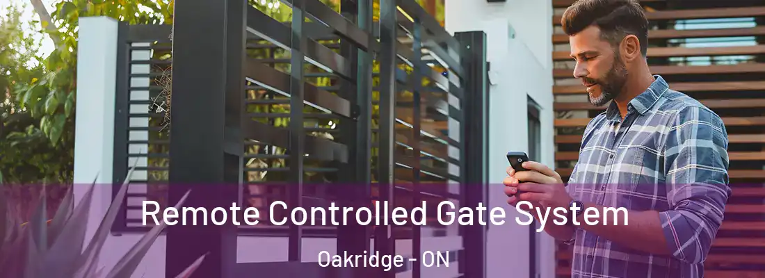  Remote Controlled Gate System Oakridge - ON