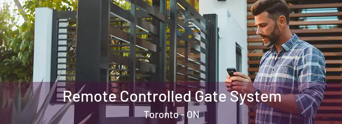  Remote Controlled Gate System Toronto - ON