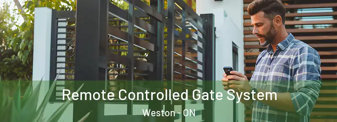  Remote Controlled Gate System Weston - ON