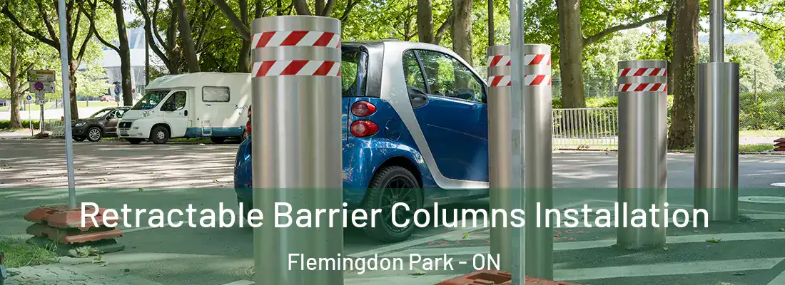  Retractable Barrier Columns Installation Flemingdon Park - ON