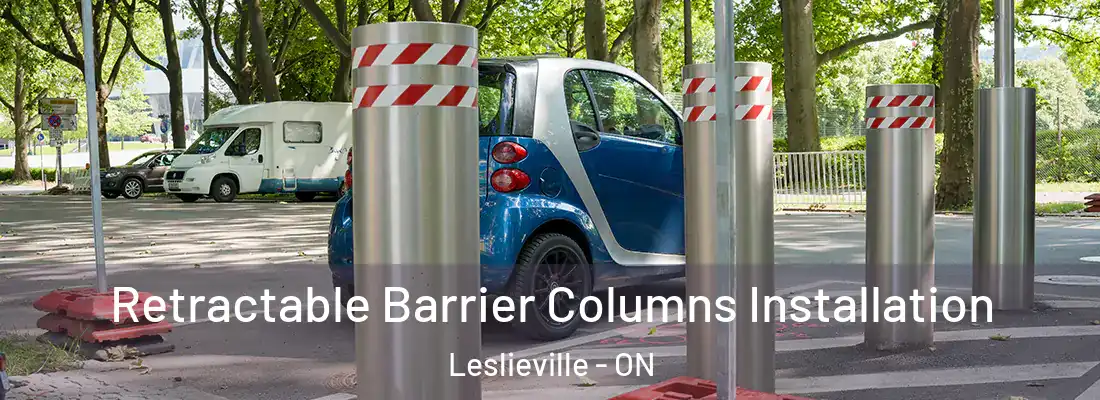  Retractable Barrier Columns Installation Leslieville - ON