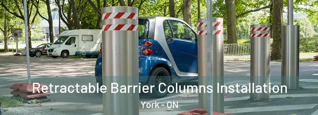  Retractable Barrier Columns Installation York - ON